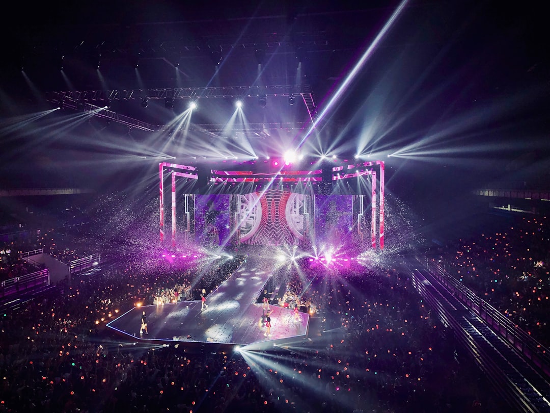 People near stage
